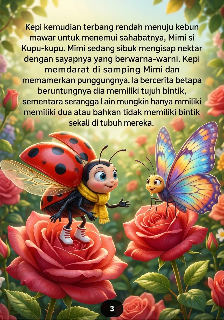 SI KEPIK BERBINTIK TUJUH Keberuntungan untuk Semua Teman preview 2