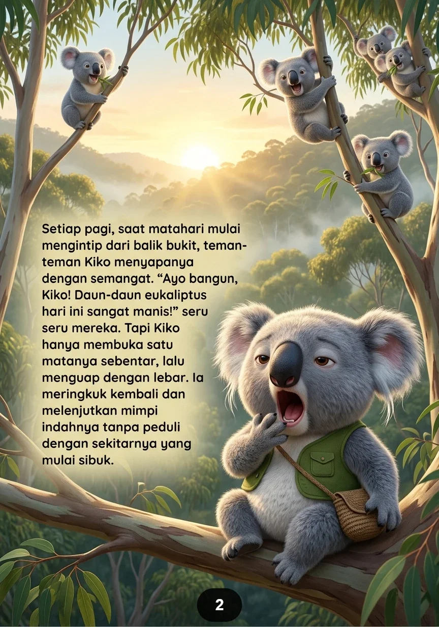 SI KOALA PEMALAS Saat Semangat Mengubah Segalanya preview 3