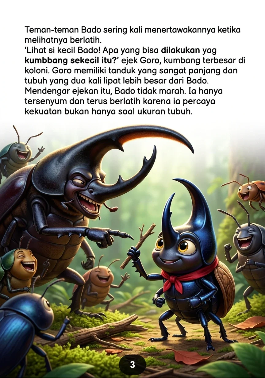 SI KUMBANG BADAK PEMBERANI Si Kecil yang Tak Pernah Menyerah preview 4