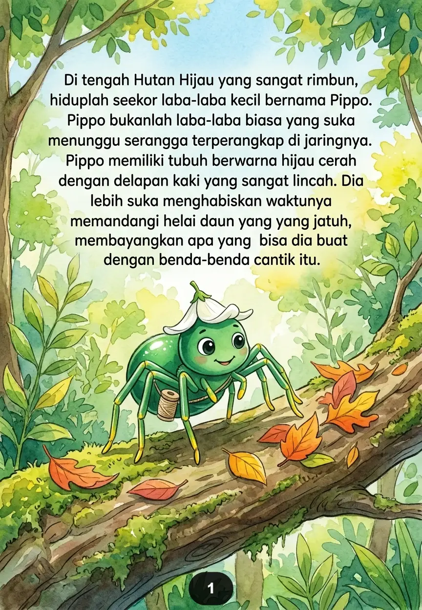 SI LABA-LABA PENJAHIT DAUN Jaring Persahabatan yang Indah preview 4