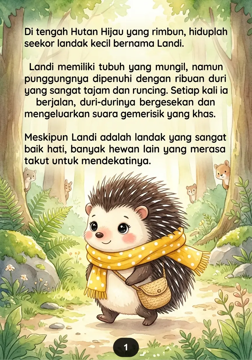 SI LANDAK DAN BALON BIRU Tantangan dari Persahabatan preview 3