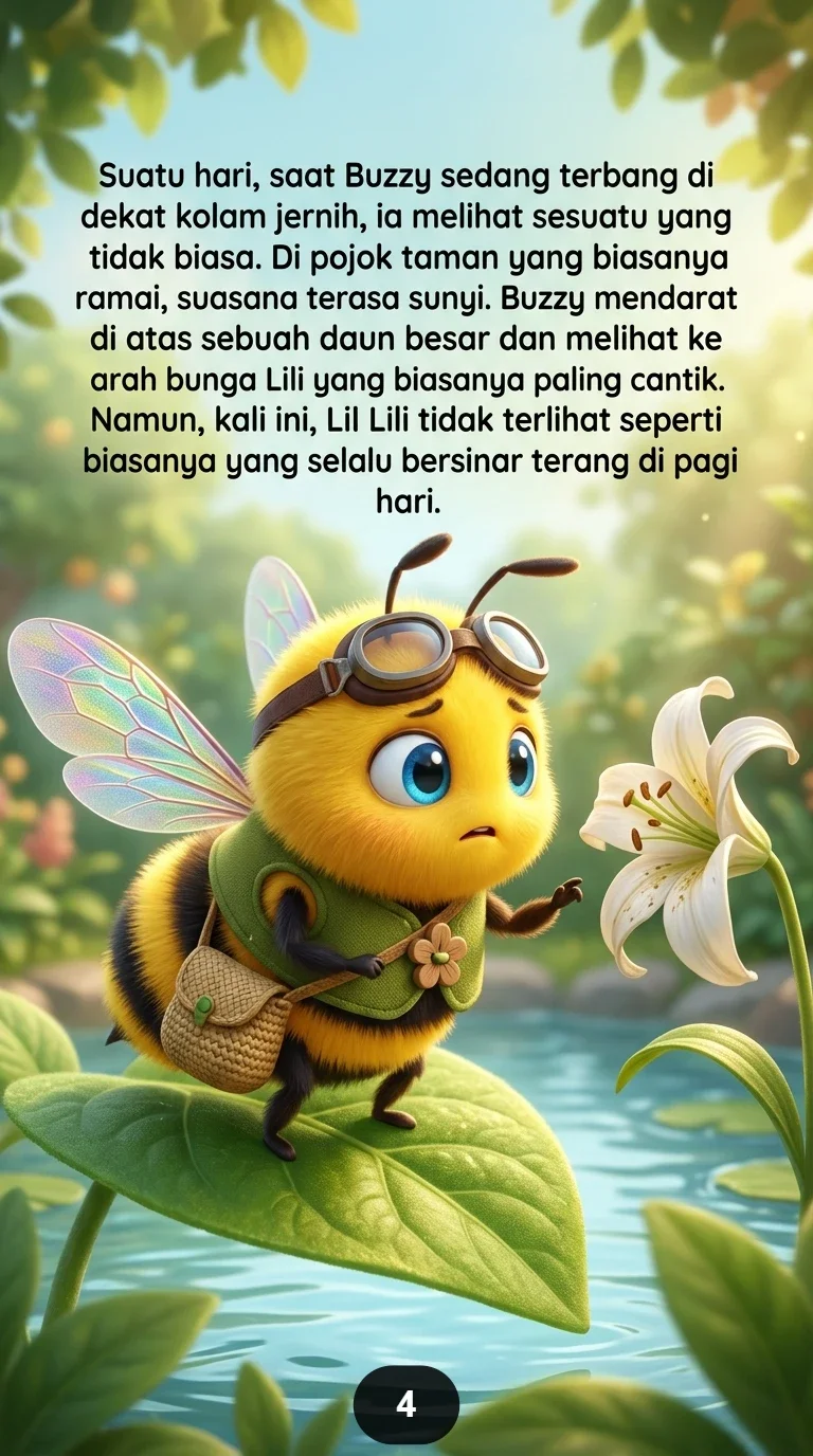 SI LEBAH DAN TAMAN PELANGI Bunga-Bunga yang Selalu Tersenyum preview 1