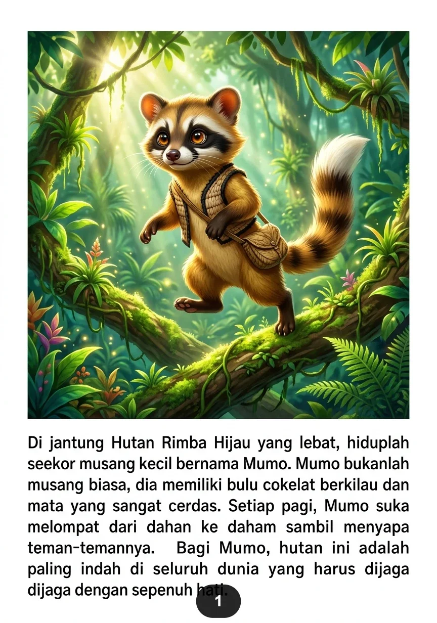 SI MUSANG PENJAGA HUTAN Misi Menyelamatkan Rumah Para Hewan preview 3