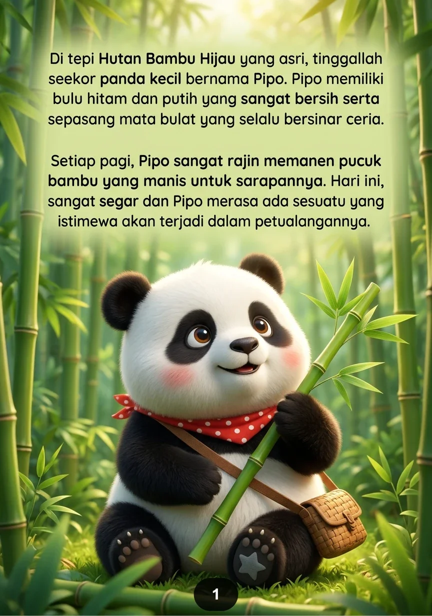 SI PANDA DAN BALON BIRU Persahabatan yang Tak Terlupakan preview 4