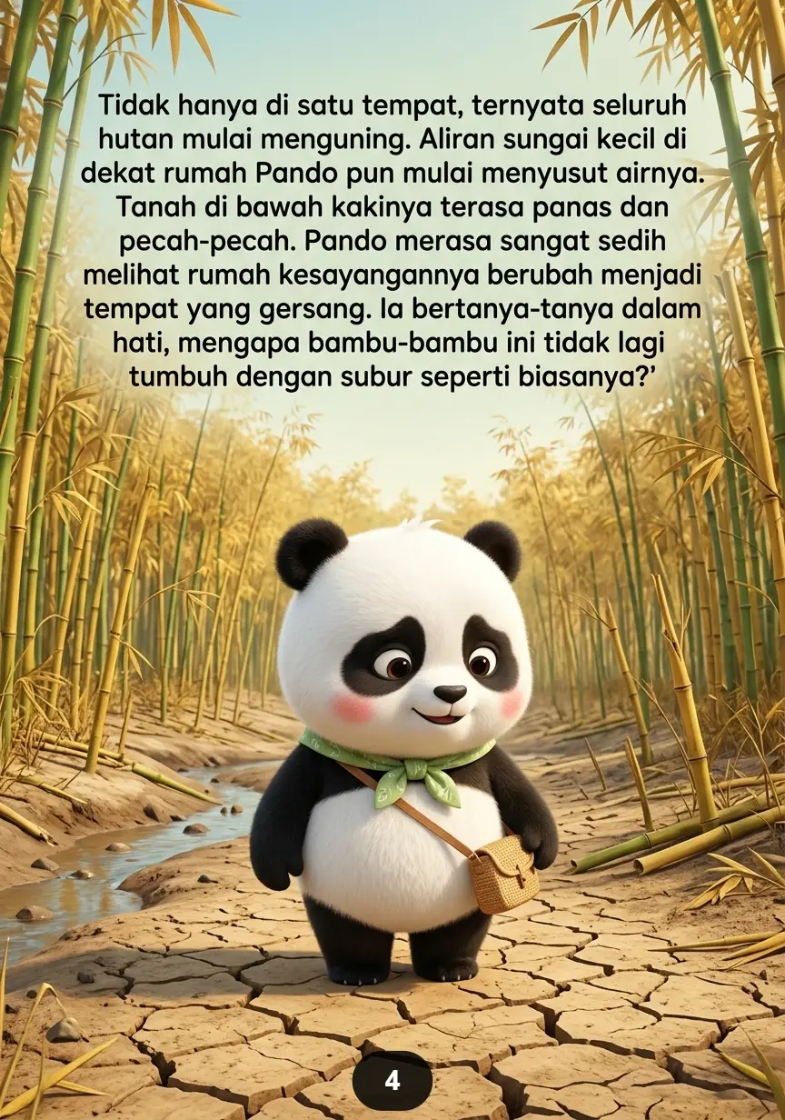 SI PANDA DAN BAMBU TERAKHIR Belajar Menjaga Alam Bersama preview 1