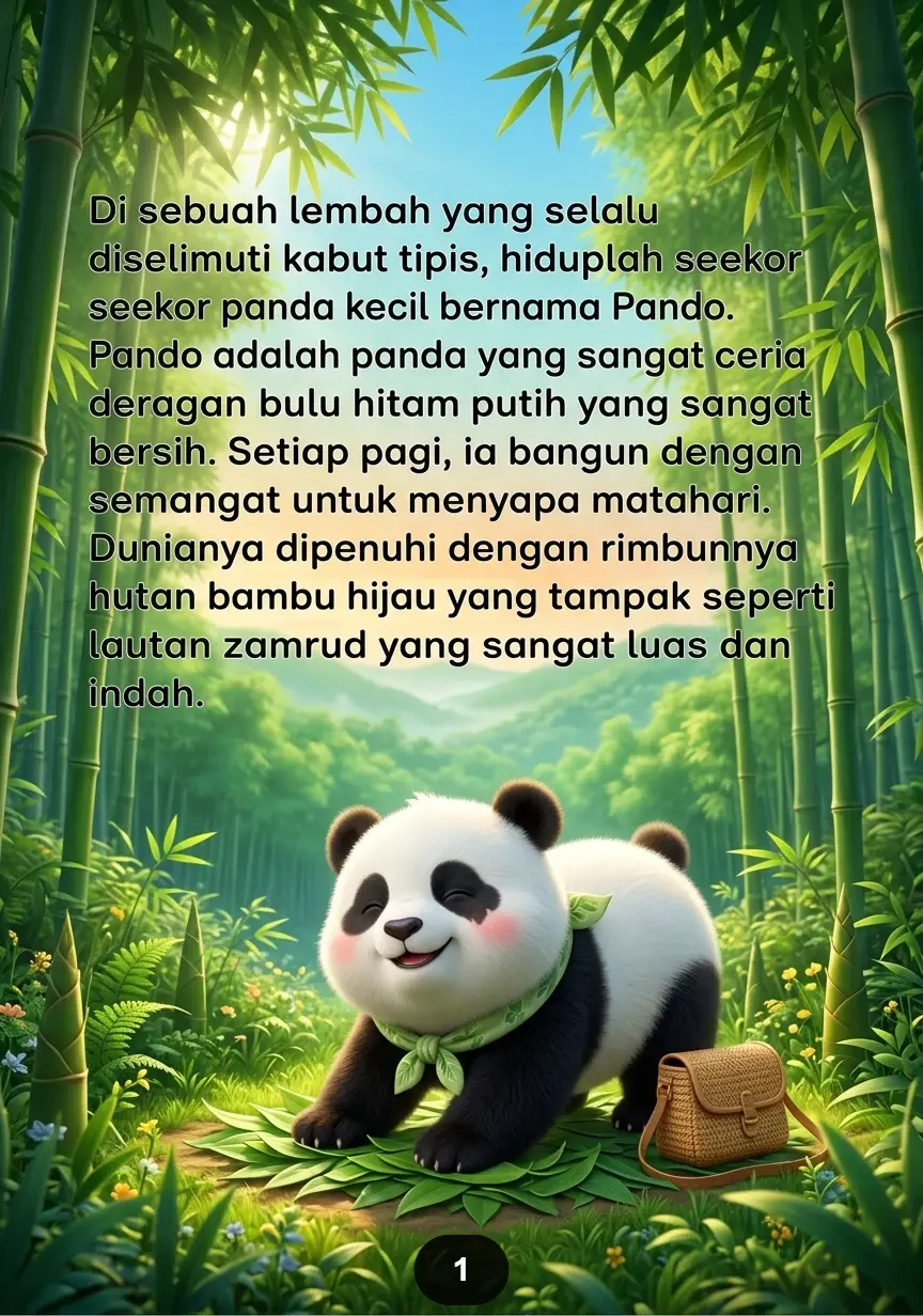 SI PANDA DAN BAMBU TERAKHIR Belajar Menjaga Alam Bersama preview 2