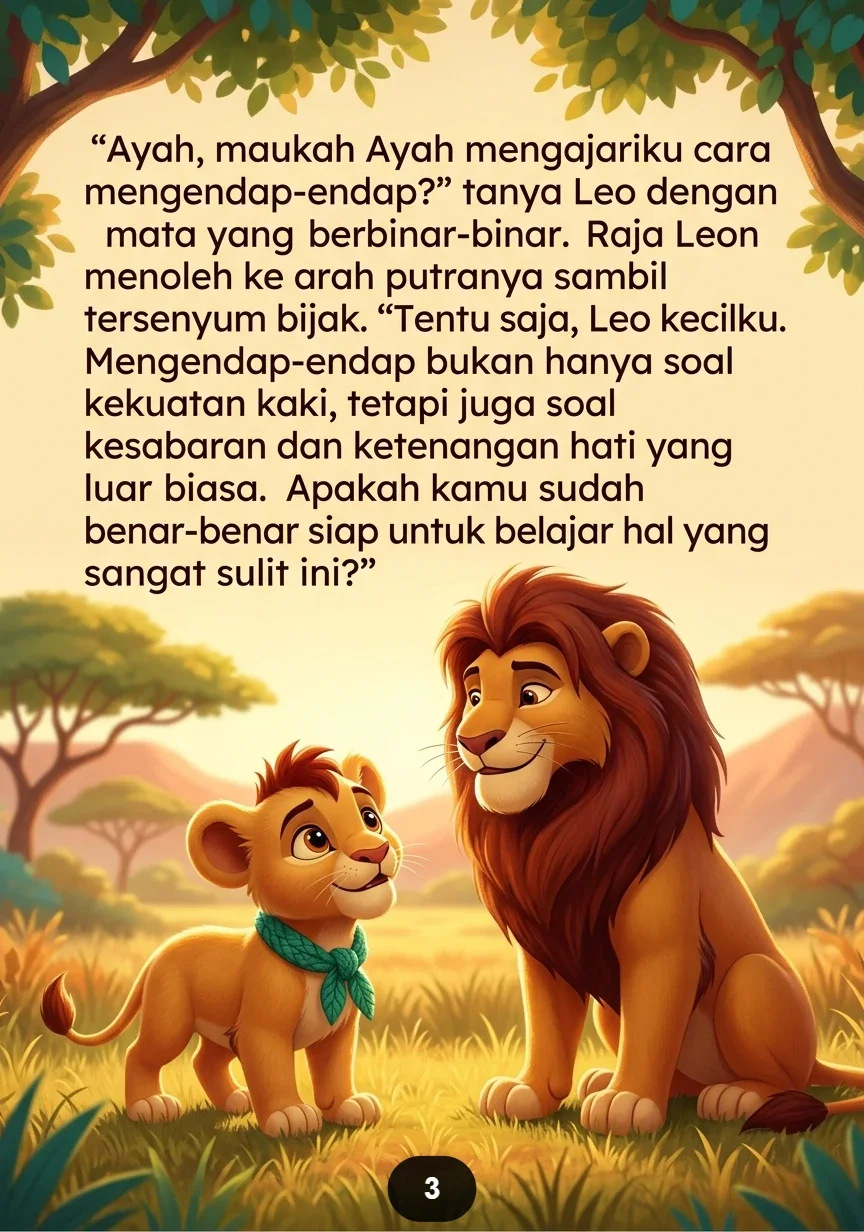 SINGA KECIL BELAJAR MENGENDAP Langkah Pelan Selalu Berakhir Gaduh preview 4