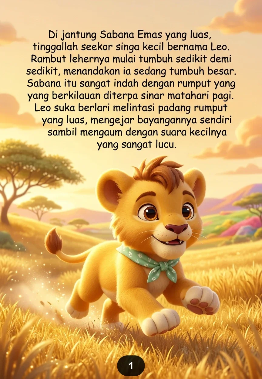 SINGA KECIL BERBAGI MAKANAN Perut Lapar Belajar Tentang Kebaikan preview 1