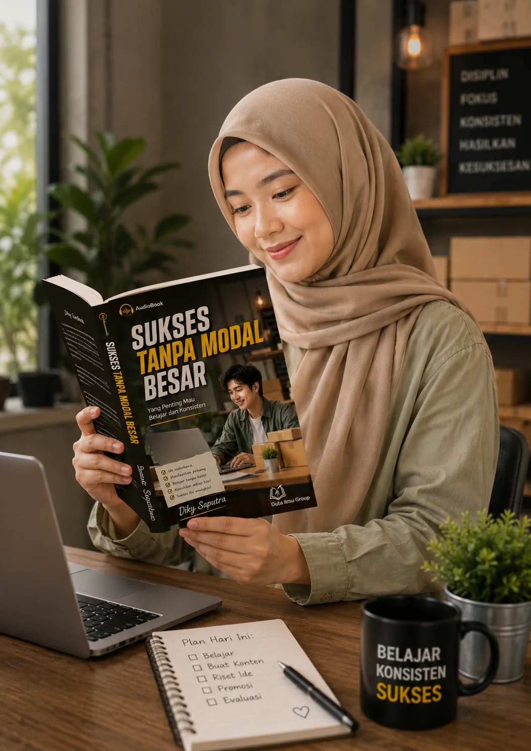 SUKSES TANPA MODAL BESAR : Yang Penting Mau Belajar dan Konsisten preview 1