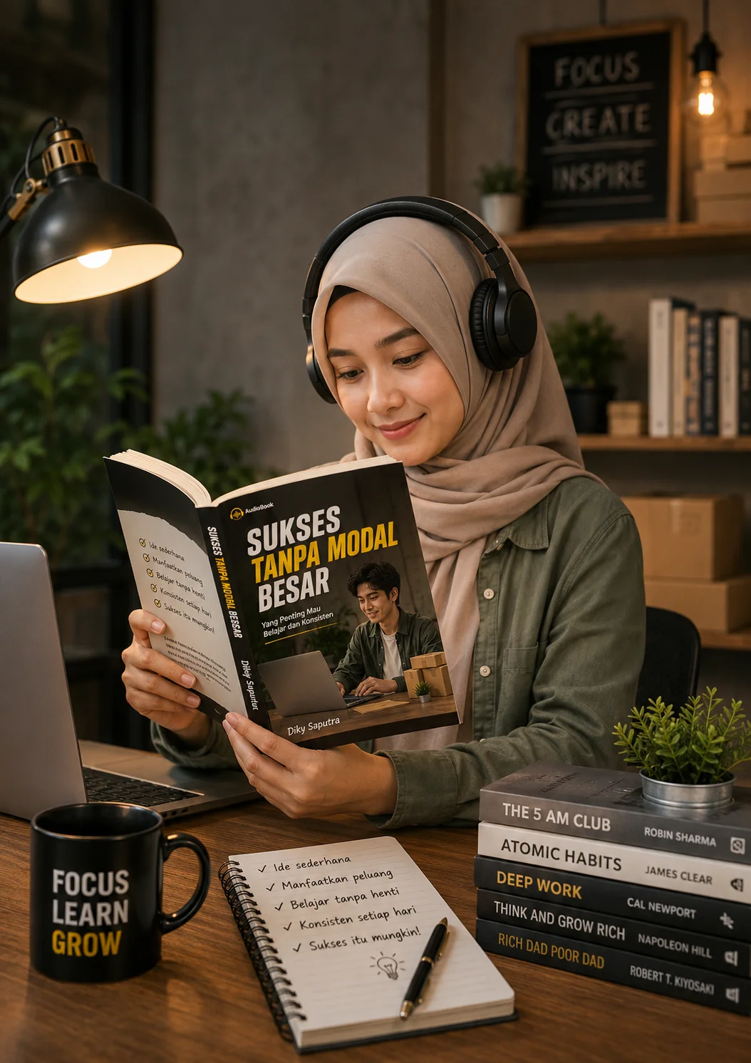 SUKSES TANPA MODAL BESAR : Yang Penting Mau Belajar dan Konsisten preview 4