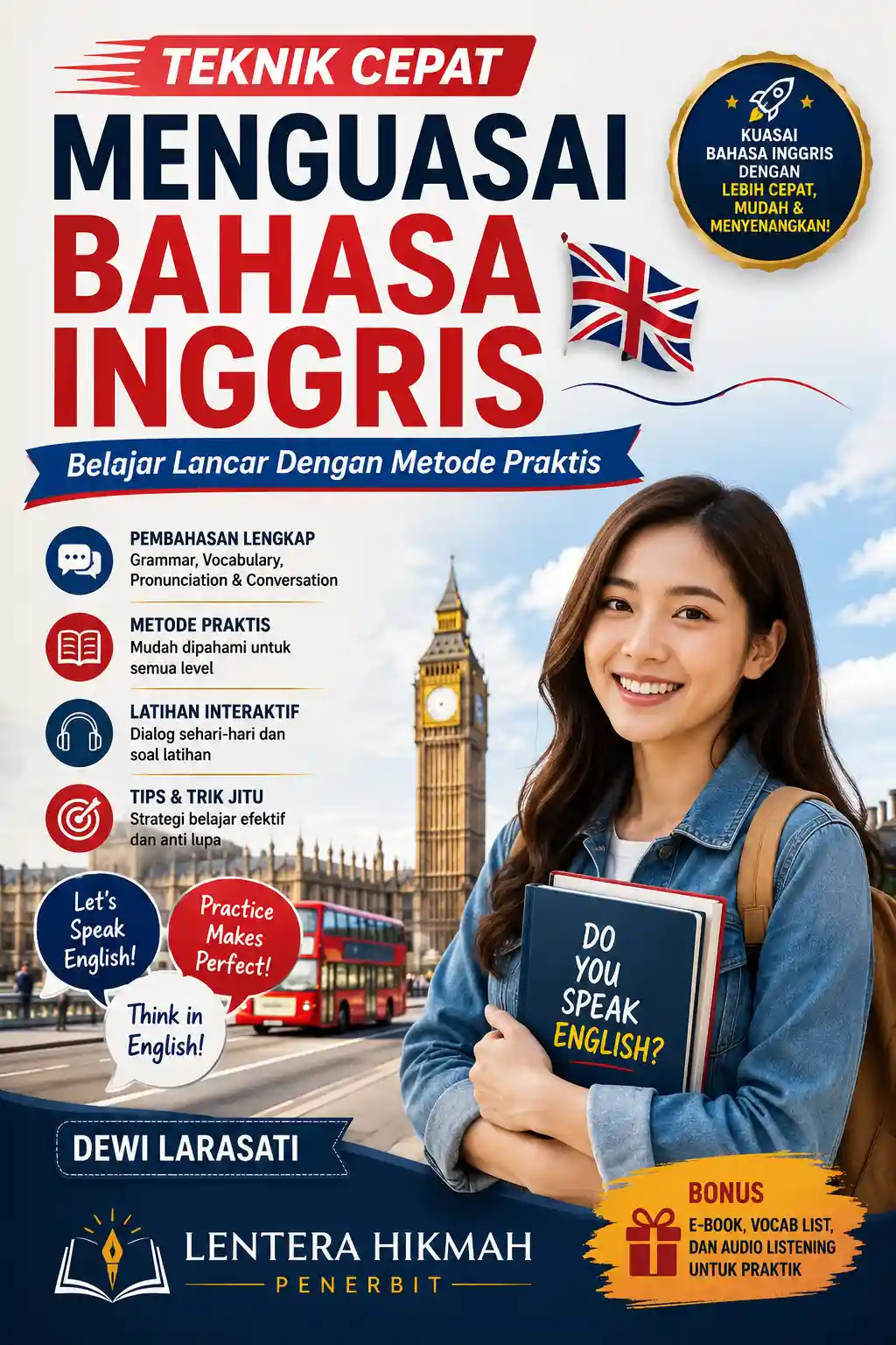 TEKNIK CEPAT MENGUASAI BAHASA INGGRIS - Belajar Lancar Dengan Metode Praktis