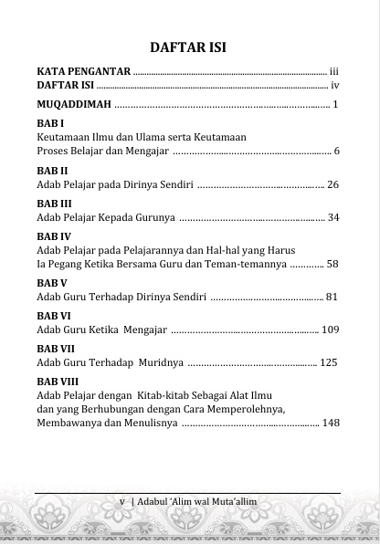 Terjemah Kitab Adabul Alim Wal Mutaallim Teks Arab - Indonesia preview 1