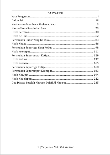 Terjemah Kitab Dalailul Khoirot Teks Arab - Jawa Pegon - Indonesia preview 4