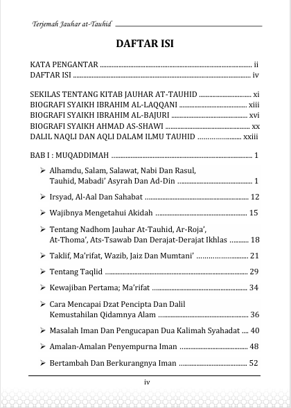 Terjemah Kitab Jauharut Tauhid Bahasa Indonesia preview 2