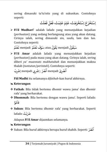 Terjemah Kitab Jurumiyah Teks Arab - Jawa Pegon - Indonesia preview 3
