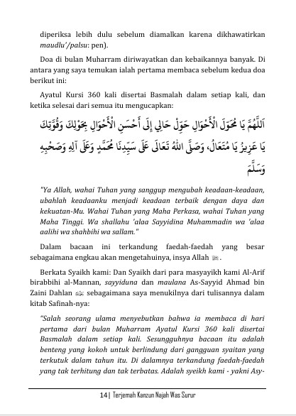 Terjemah Kitab Kanzun Najah Wassurur - Bahasa Indonesia preview 4