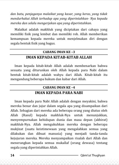 TERJEMAH KITAB QAMIUT TUGHYAN - Menyingkap 77 Cabang Iman preview 2