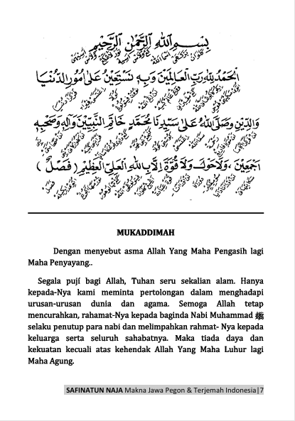TERJEMAH KITAB SAFINATUN NAJAH TEKS ARAB-JAWA PEGON-INDONESIA-Intisari Fiqih Madzhab Syafiiyah preview 1