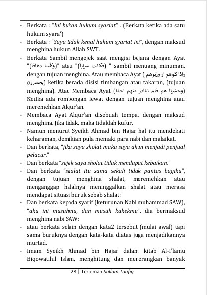 TERJEMAH KITAB SULLAMUT TAUFIQ JAWA PEGON-BAHASA INDONESIA-Pembahasan Aqidah dan Hukum Islam preview 2