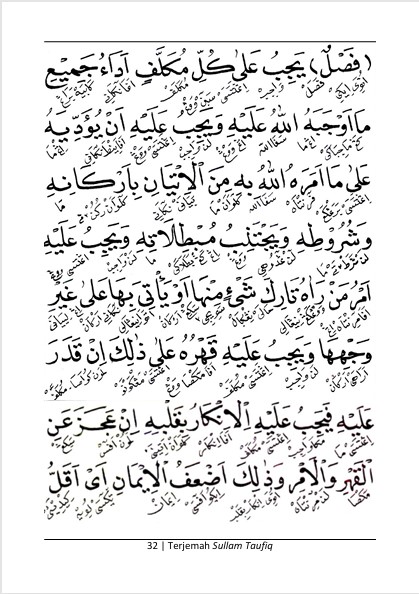 TERJEMAH KITAB SULLAMUT TAUFIQ JAWA PEGON-BAHASA INDONESIA-Pembahasan Aqidah dan Hukum Islam preview 3