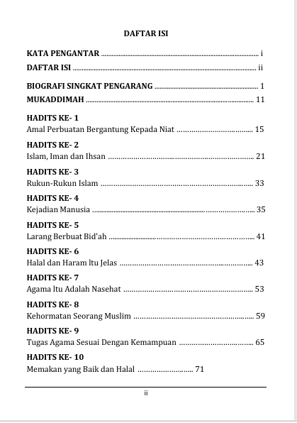 Terjemah Kitab Syarah Arbain Nawawi - Bahasa Indonesia preview 4