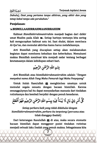 Terjemah Nadhom Aqidatul Awwam Makna Jawa Pegon dan Indonesia preview 4