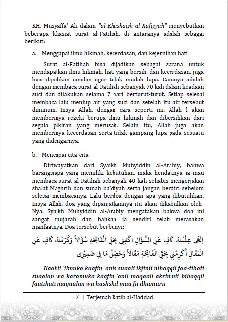 Terjemah Syarah Ratibul Haddad – Bahasa Indonesia | Do’a dan Dzikir Keselamatan preview 2