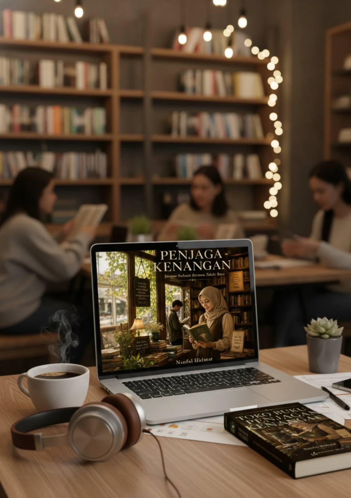 TOKO BUKU PENJAGA KENANGAN	Tempat Rahasia Bertemu Takdir Baru	 preview 3